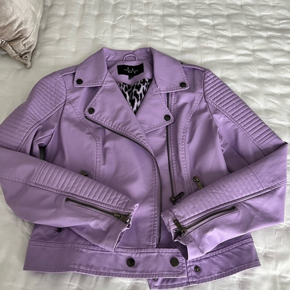 Jackets & Blazers - The cutest lavender moto jacket